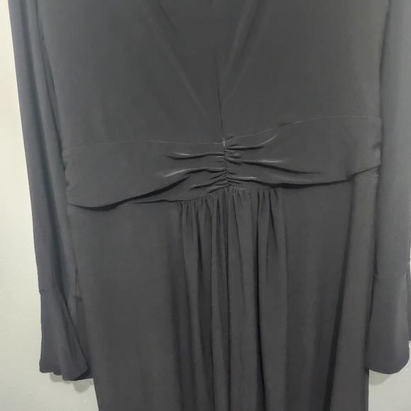 Harper Rose Womens Black Long Sleeve Mini Dress Size 16 - Picture 8 of 8